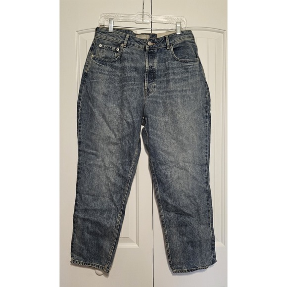 Everlane Denim - Everlane The Curvy '90s Cheeky Straight Jean Women 32 Crop Vintage Mid Blue High